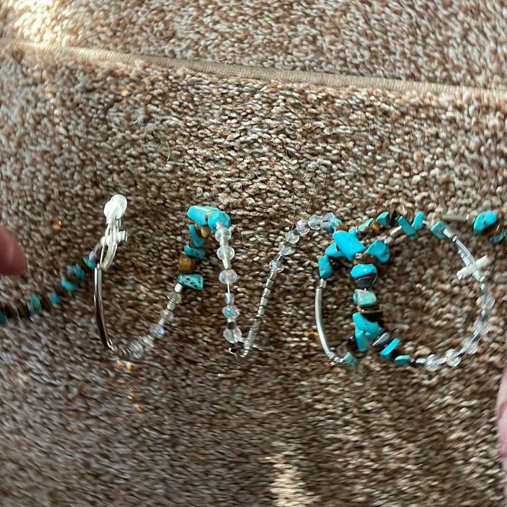 Southwest, cowgirl, turquoise, and stone bracelet